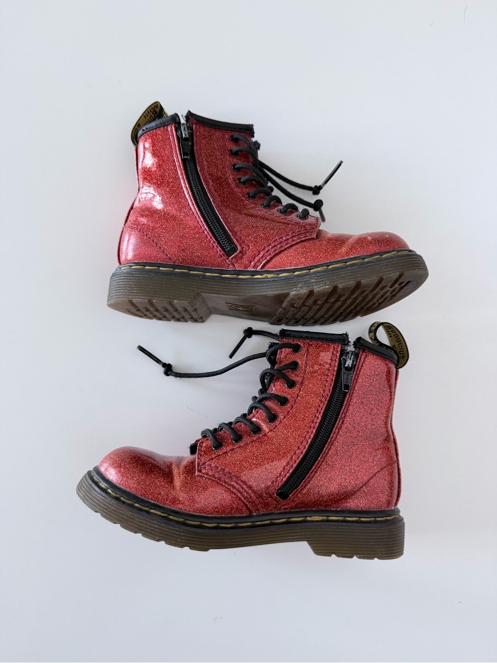 Dr. Martens 1460 Glitter Toddler Ankle Boots Size 10 - Picture 8 of 8